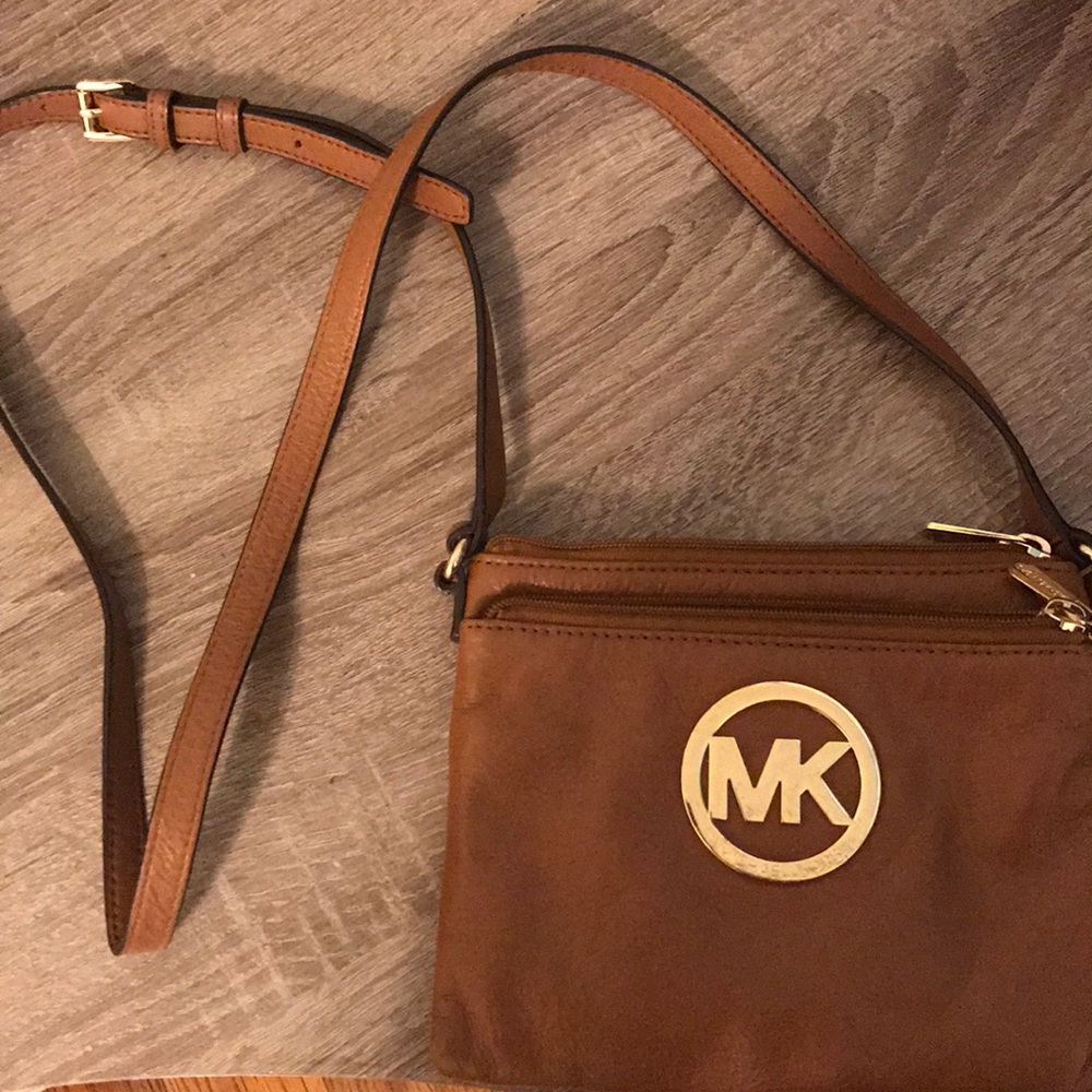 Michael Kors cross body satchel purse
